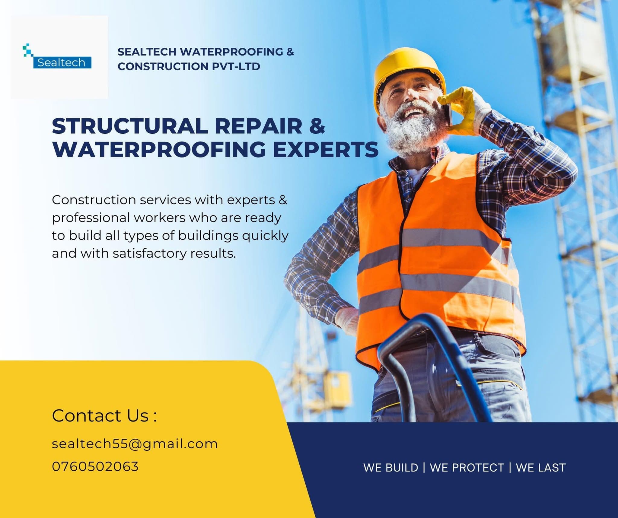 Sealtech engineering and construction work