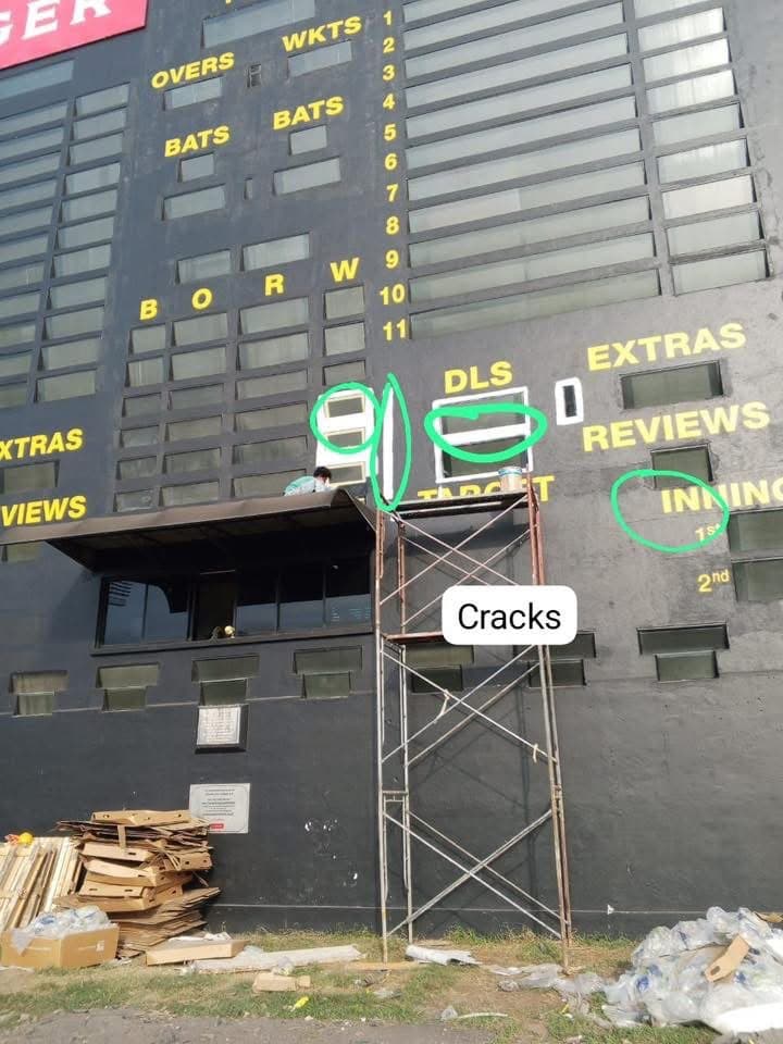 Singhalese Sports Club (SSC), Colombo 07 – Scoreboard Repair Project project image 2